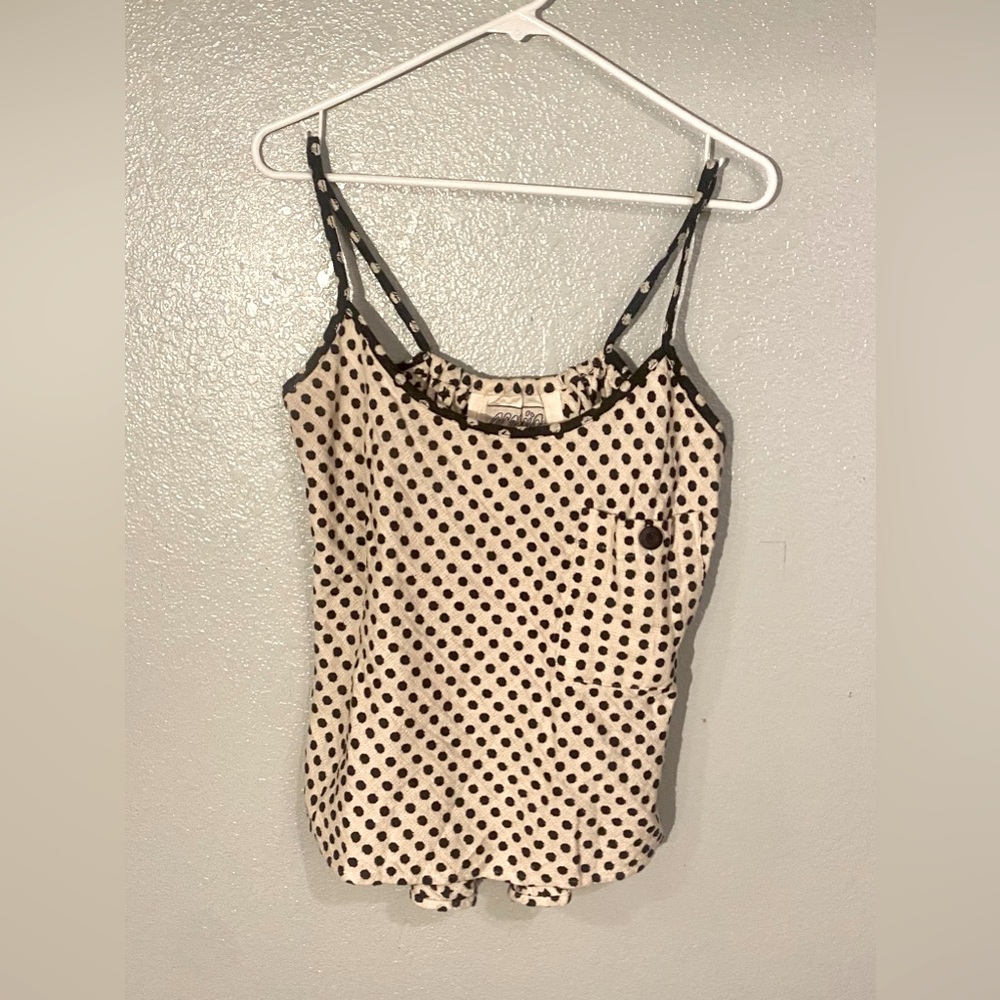 Anthropologie Polka Dot Tank